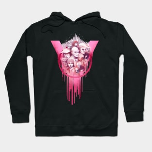 Friend faces Hoodie